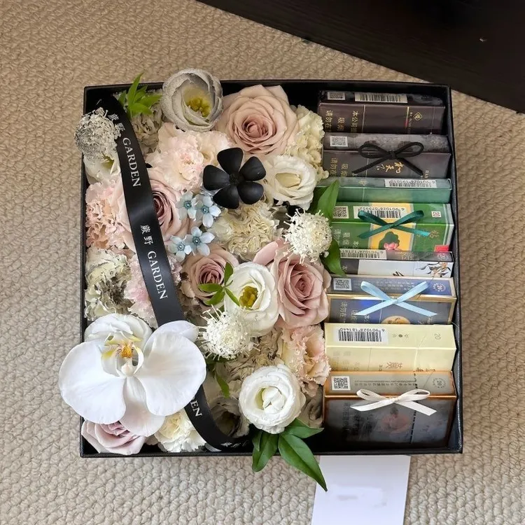 烟花束包装 盒装花束礼盒 烟礼盒高级仪式感 送给男朋友的礼物