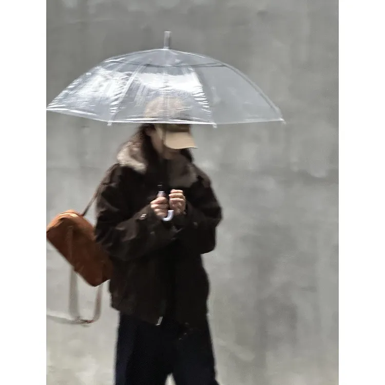 【复古宣言】初冬美式设计感美拉德拼毛夹克棉服女宽松外套 6米运补