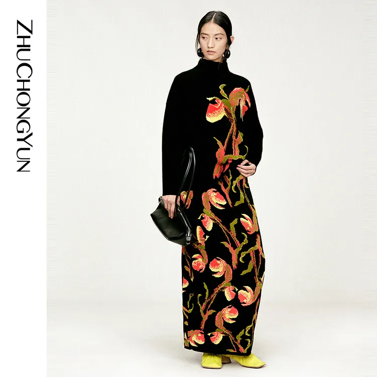 【兰因梦语】ZHUCHONGYUN26春花稿圆型设计感半裙C1GB1758M