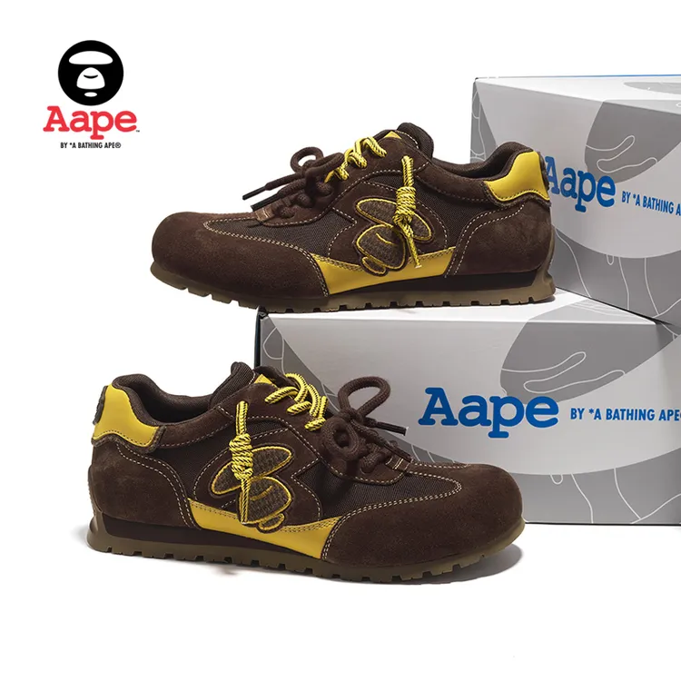 Aape潮鞋时尚休闲鞋板鞋轻便运动鞋防滑阿甘鞋男女鞋情侣同款