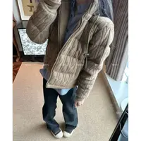 PCNY「阁楼旧书」不理理秋季新款小众女装时尚百搭经典纯色羽绒服女
