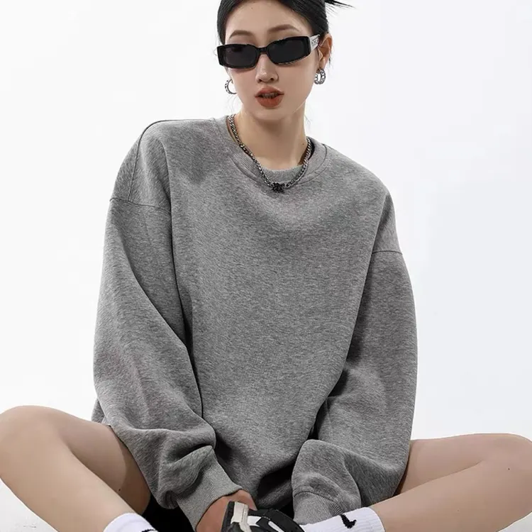 630加厚卫衣女新款2025爆款时尚洋气秋冬季宽松大码圆领卫衣