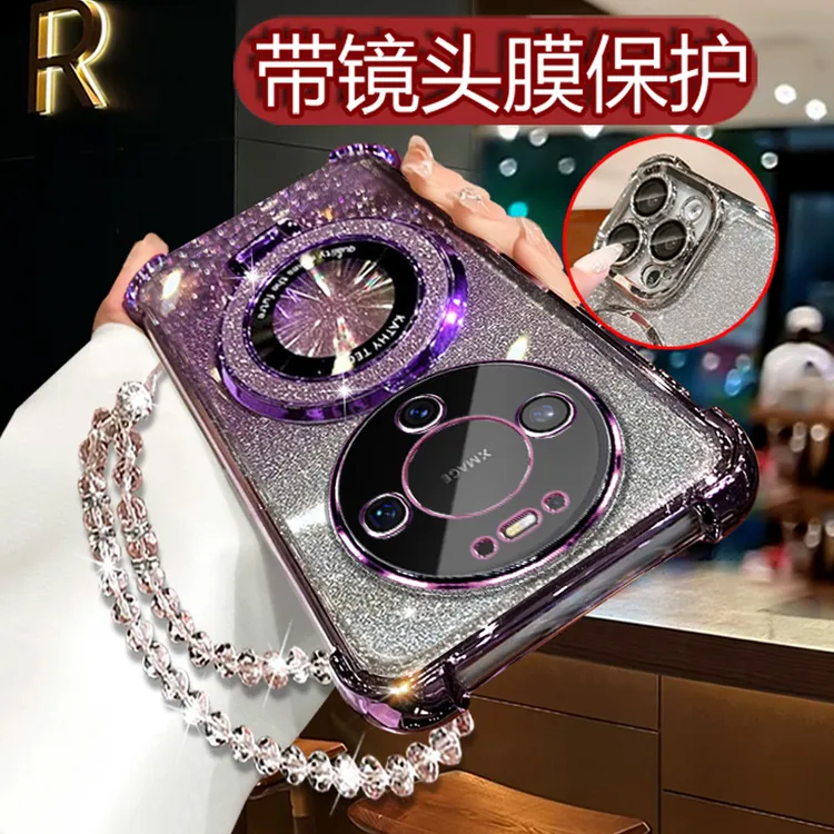 适用华为Mate80手机壳女潮HUAWEIMATE80镜头全包VYG-AL00网红软壳