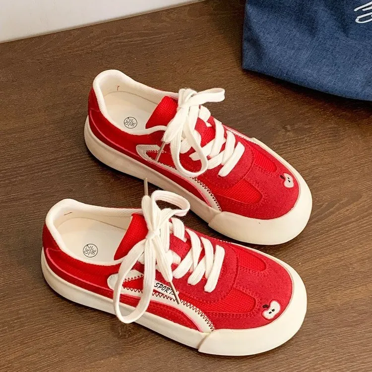 网面透气百搭小白鞋女夏季新款时尚板鞋软底休闲运动鞋学生德训鞋