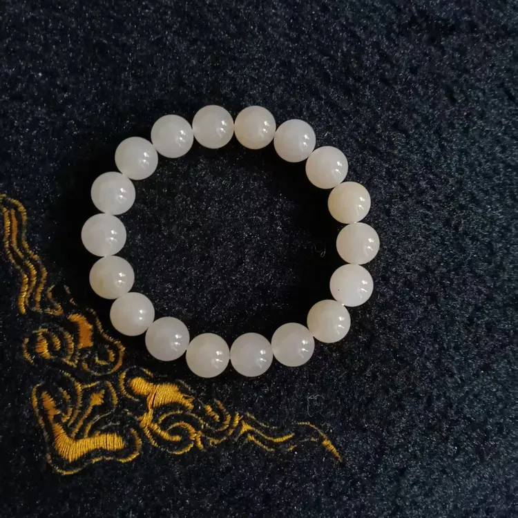 非金属珐琅手链 江津硒玉圆珠单圈手串约10mm多样性款式