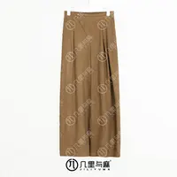 几里与麻 若鸿-设计感气质复古长款休闲裤 裤长102 1072541