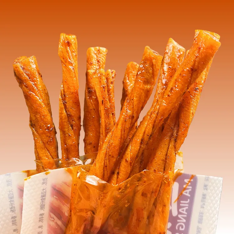 【麻酱甜辣味】牛筋辣条辣片麻辣儿时怀旧豆筋零食小食品面筋美味