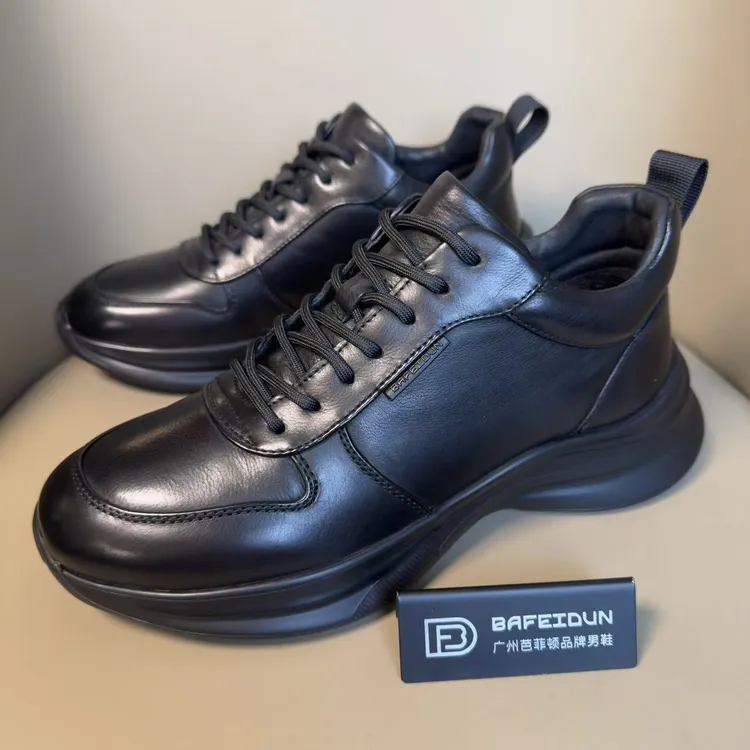 广州手工鞋秋冬棉鞋春夏单鞋加绒防滑耐磨休闲皮鞋693-1003