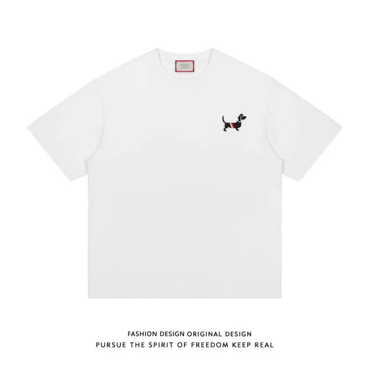 【刺绣款】夏季短袖圆领老鹰徽章复古T恤宽松运动印花男款复古简约