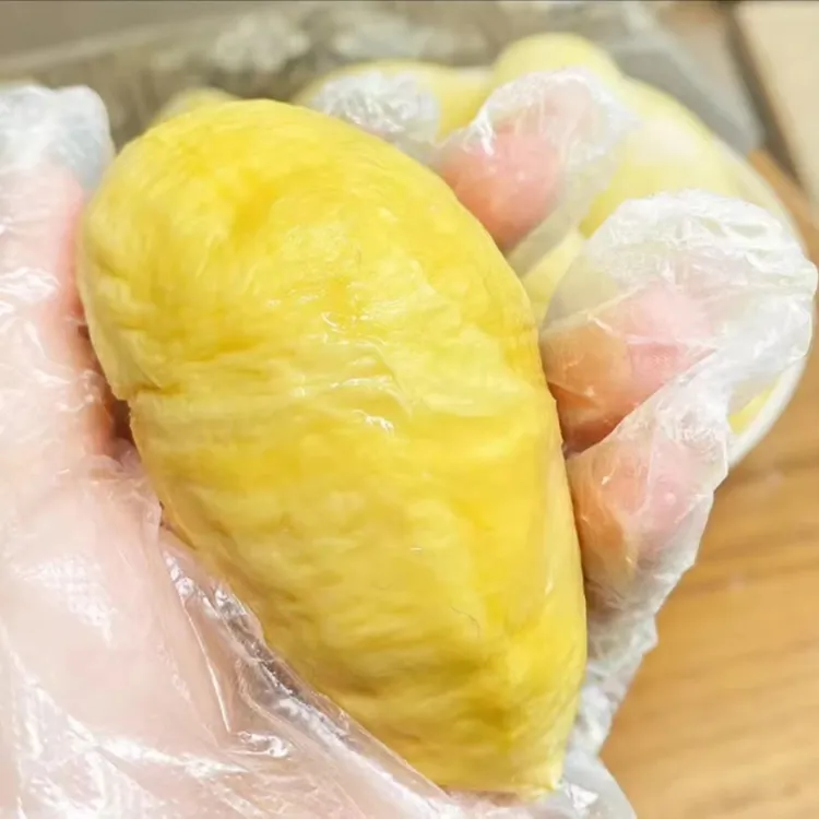 泰国特级金枕榴莲冷冻榴莲果肉有核A果榴莲肉1kg