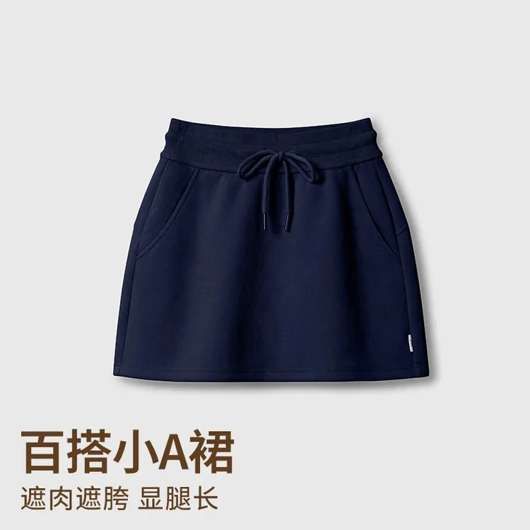 2025夏季新款A字包臀短裙女遮胯显瘦百搭高腰休闲防走光半身裙潮
