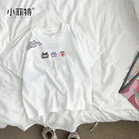 （现货）女童夏季哪吒卡通印花休闲短袖t恤儿童薄款上衣JJYXW50513
