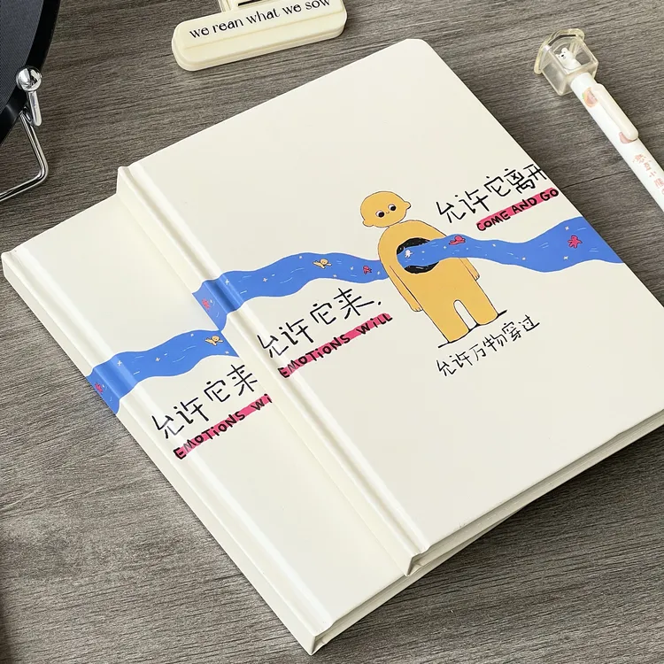 ins风创意允许万物穿过一切发生系笔记本高颜值日记本手账本