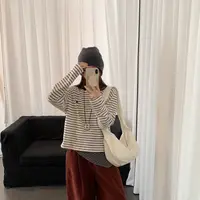 大牙女装- 2529 秋季条纹长袖T