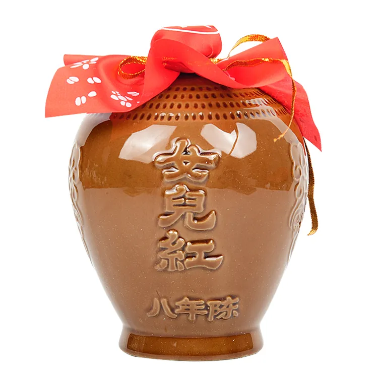 女儿红黄酒精品八年绍兴黄酒糯米酒3斤装花雕酒1.5L坛装