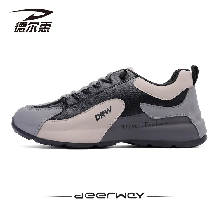 德尔惠男鞋2025秋季新款舒适休闲运动鞋子厚底增高老爹鞋潮流百搭