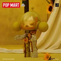 泡泡玛特MEGA α SKULLPANDA 400% 梵高博物馆·向日葵