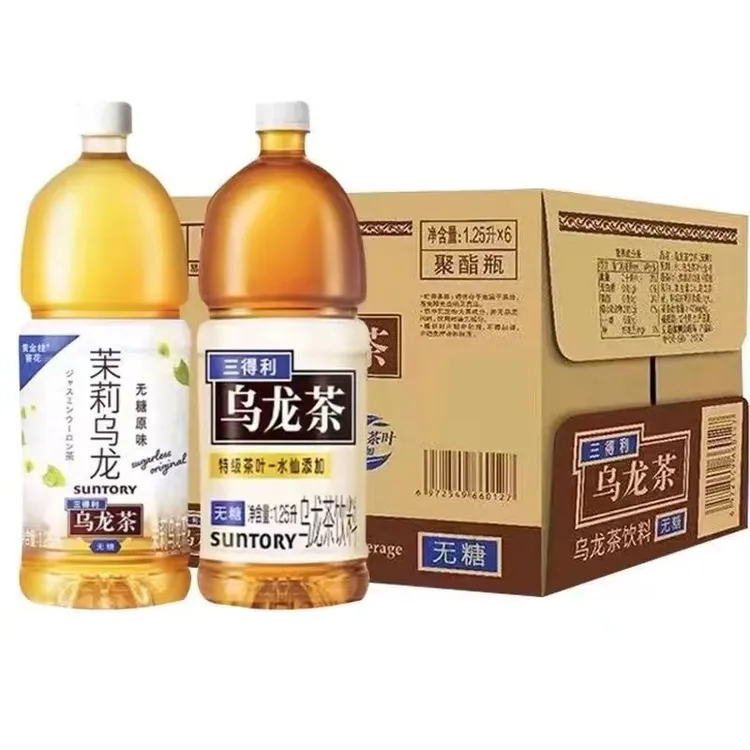 SUNTORY/三得利乌龙茶(无糖)茶饮料900ml大瓶无糖茉莉畅饮聚会