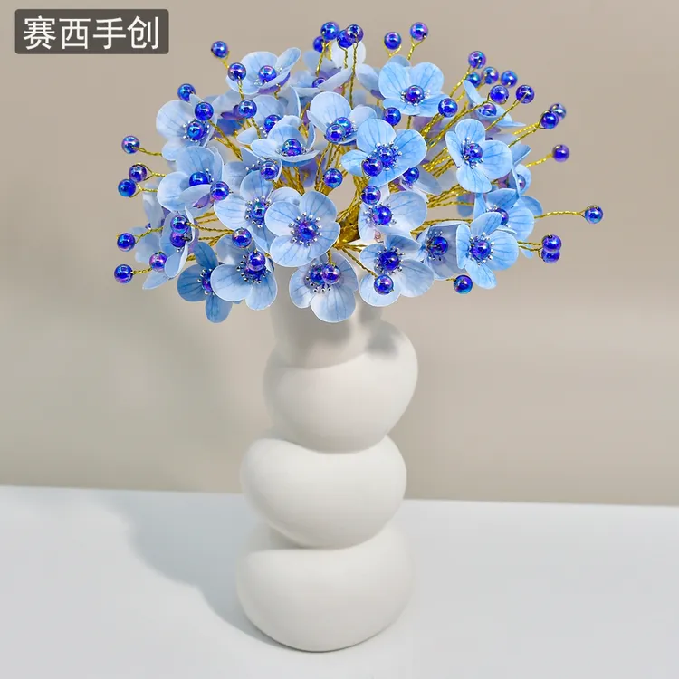 【可做48朵花】赛西手感保湿蝴蝶兰手工diy材料包家居摆件非成品K76
