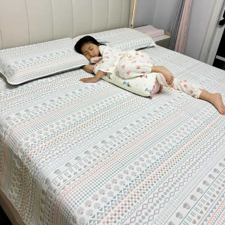 【荟萃】纱布软凉席三件套