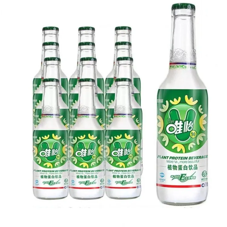 唯怡90玻璃瓶245mlx6瓶植物蛋白饮料四川重庆火锅串串店同款饮料