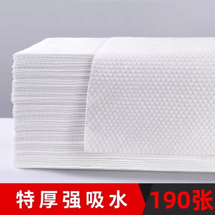 190张理发店一次性毛巾美发店专用洗头擦头吸水推拿spa美容院加厚