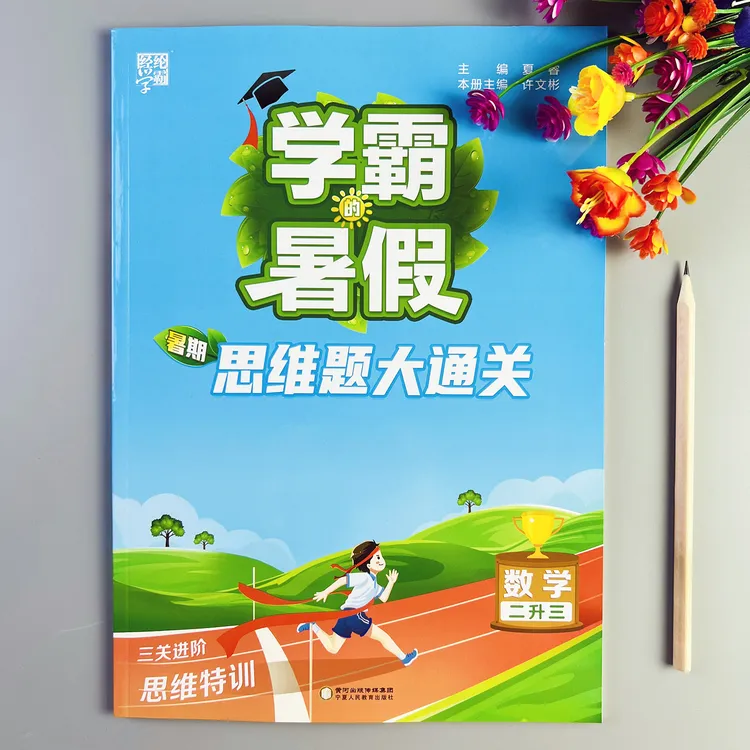 学霸暑假思维题大通关二升三数学思维训练人教版二年级下册思维题