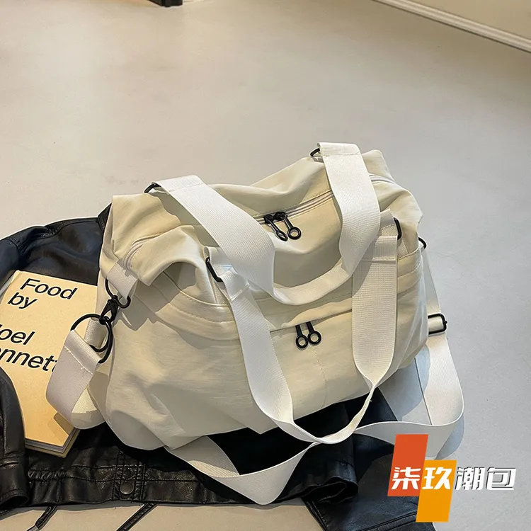 柒玖大容量休闲通勤包时尚短途旅行包游泳健身包轻便行李袋斜挎包