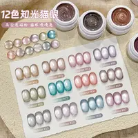 知光系列猫眼甲油胶2025新款百搭高密度磁粉玻璃珠