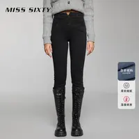 【赵老板专属】Miss Sixty小v高腰修身显瘦四面弹百搭含山羊绒7896