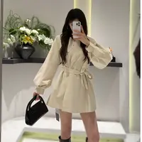 【格子家】韩版气质收腰外套女新款高级感休闲长袖大衣上衣1122