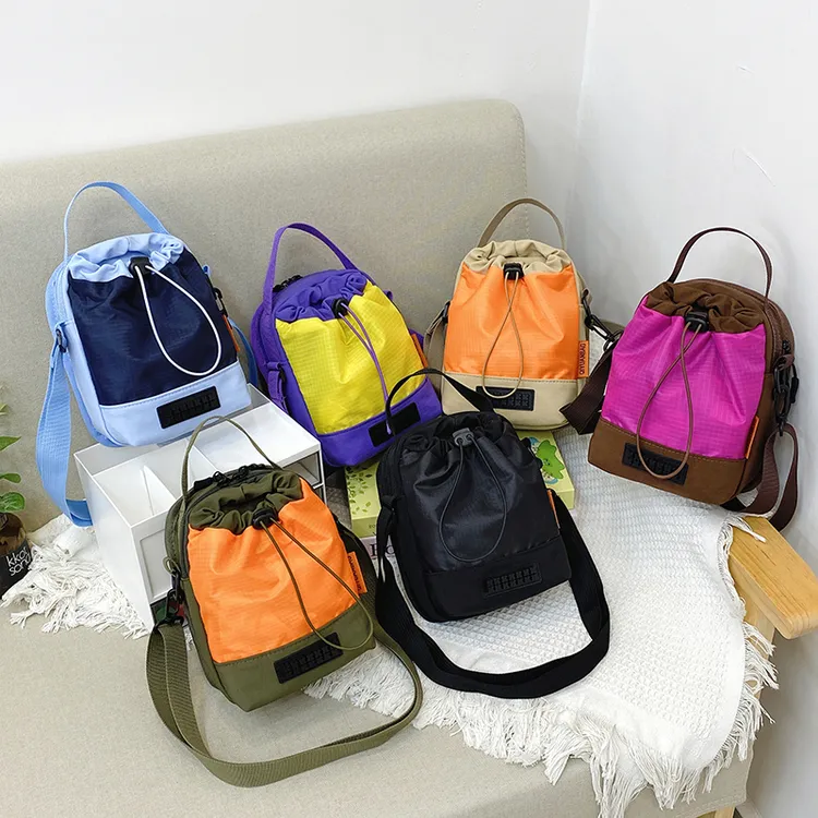 日式春游多巴胺水杯包小巧轻便工装斜挎亲子露营旅行ins户外运动