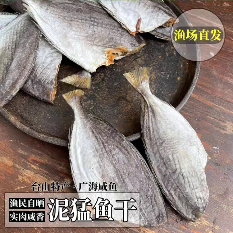 包邮渔民自晒去头泥猛鱼干广海泥猛鱼泥鳗鱼干台山特产泥萌干货