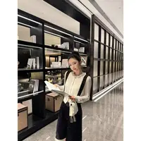 【盒子专享】黑曜千金  吊带设计亮片拼接撞色裤脚拼接蕾丝背带裤