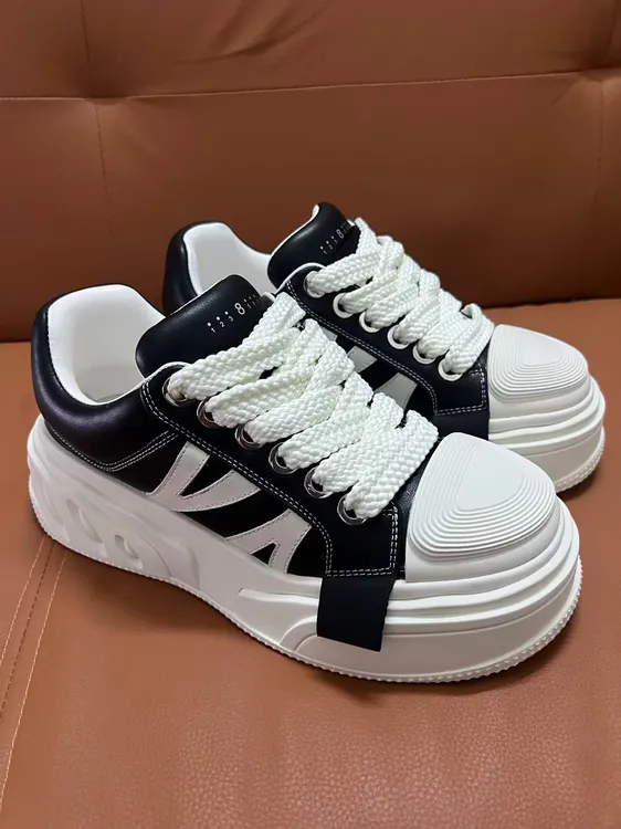 MCHW原创欧货板鞋透气厚底拼色增高休闲板鞋饼干鞋溶解运动休闲鞋