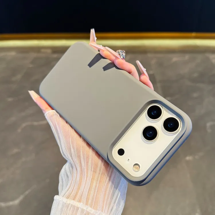 包相机按键适用于苹果17promax手机壳液态硅胶iPhone17简约纯色硬