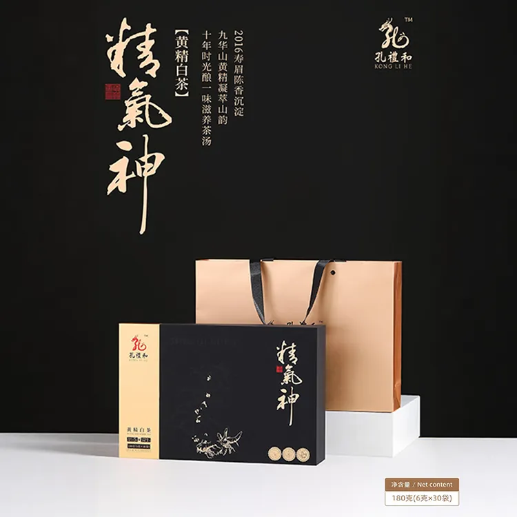 ［孔禮和．精气神］2016年寿眉5g＋黄精1g*30袋．黄精白茶180g