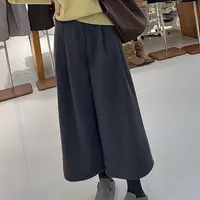 【鞠子JuZi】61002#复古小众洋气八分羊毛阔腿裤（长约83）