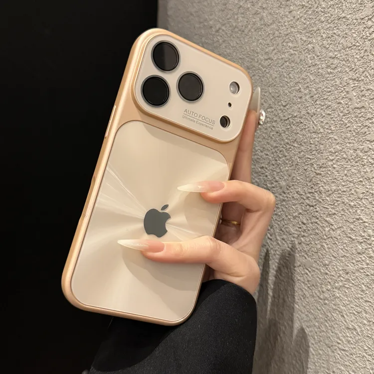 新款高级极光适用苹果17promax手机壳个性iPhone16简约15创意14女