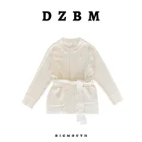 【DZBM】2025早秋新款圆领时尚珍珠设计毛针织衫-S5274
