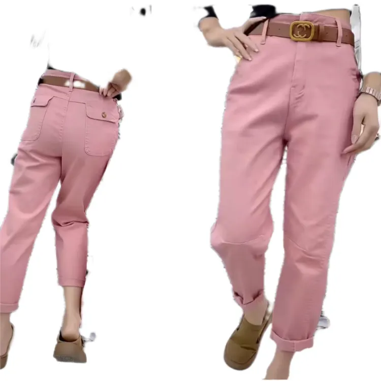 8771款后兜款水洗棉老爹裤不加绒