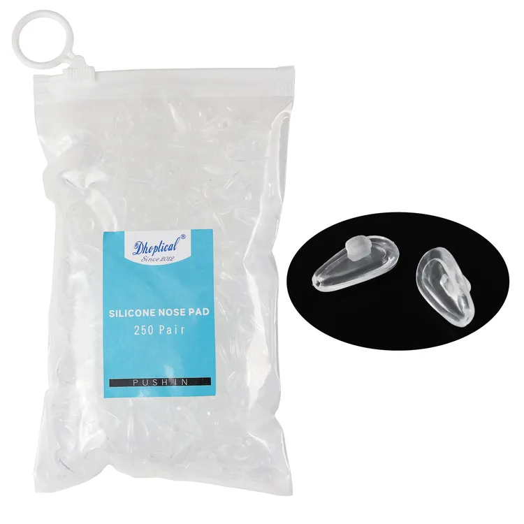 （250付）气囊鼻托硅胶卡式插入鼻托眼镜托叶柔软舒适气囊托叶