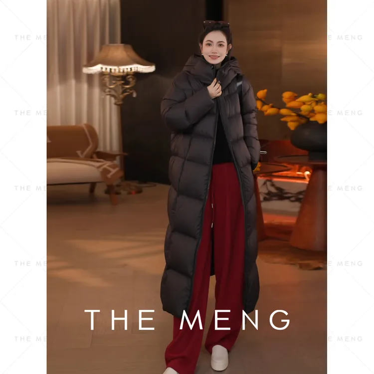 THE MENG【小火山】高填充大朵90白鹅绒轻暖抗寒羽绒服#M254N1663