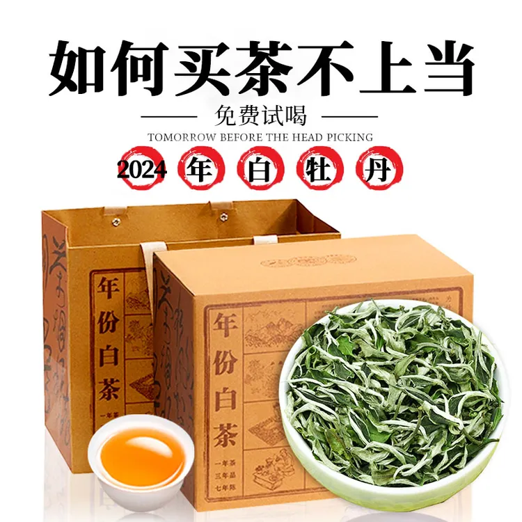 收藏2024新茶白牡丹高山白茶花香荒山白茶明前茶