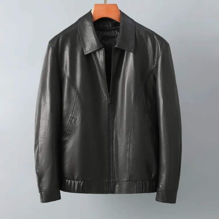 皮都2025（PD-352）-超轻植鞣绵羊皮阔版冬季夹克款+鹅绒内胆