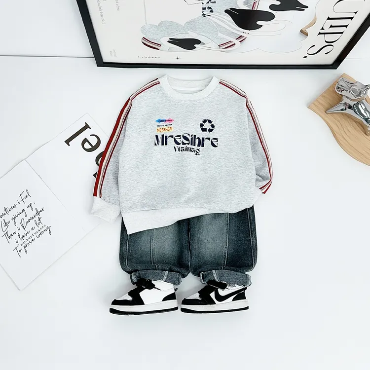 儿童卫衣长袖2025秋新款秋装男童春秋上衣 BDQ25378 悠悠童话童装