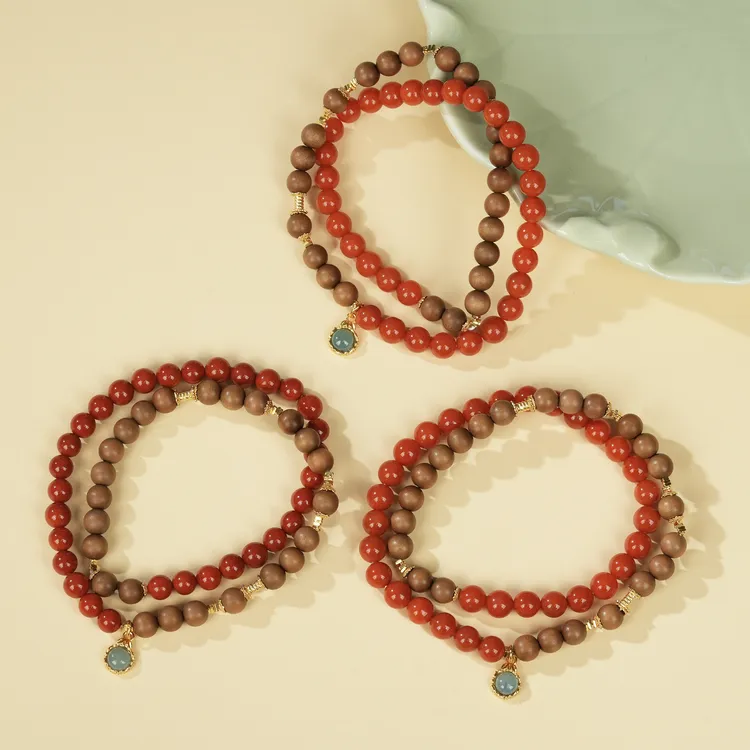 【云上叙】V36574-M-南红DIY单圈手串—多样性发一件-5.5mm（甄选）