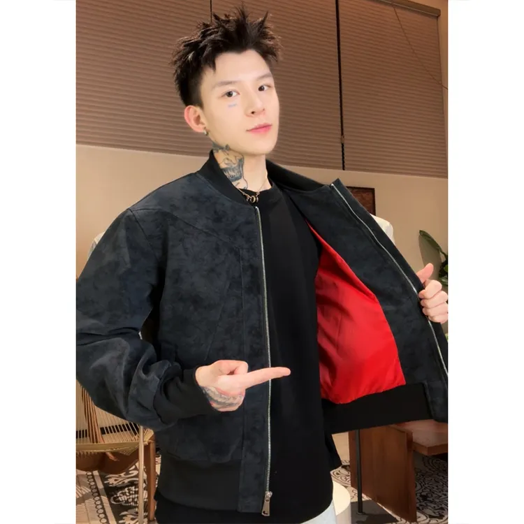 VEGOROM「官方正品」早秋新款重磅解构裁剪 倒三角设计痞帅硬汉外套