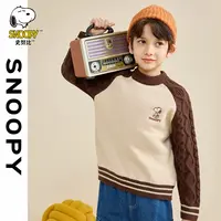 2025新款冬季儿童复古一体绒毛衣保暖内搭加厚打底