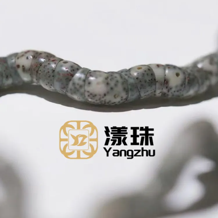 非金属木质手链 漾珠文玩星月菩提高密度留白手持石玉料精选星点